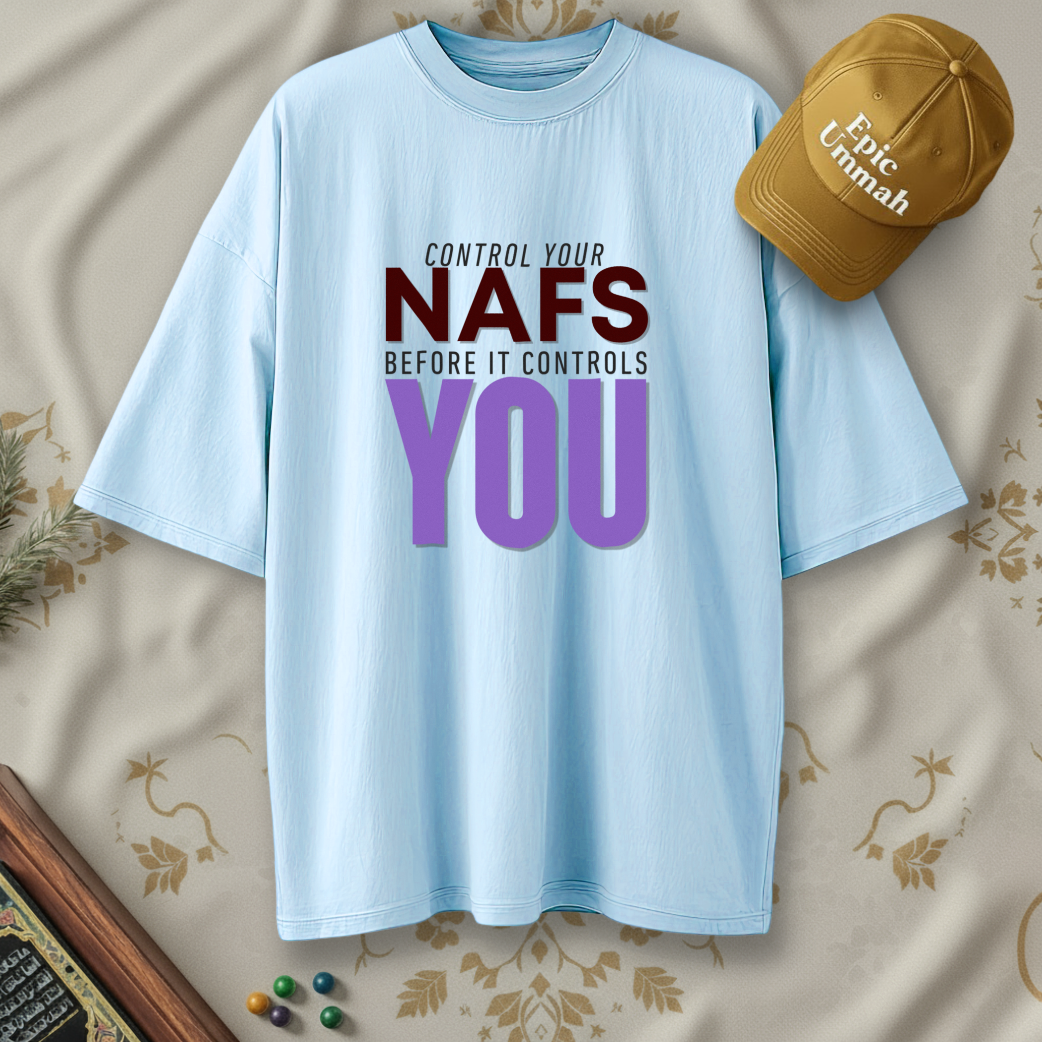 Control your Nafs | Oversized Tee